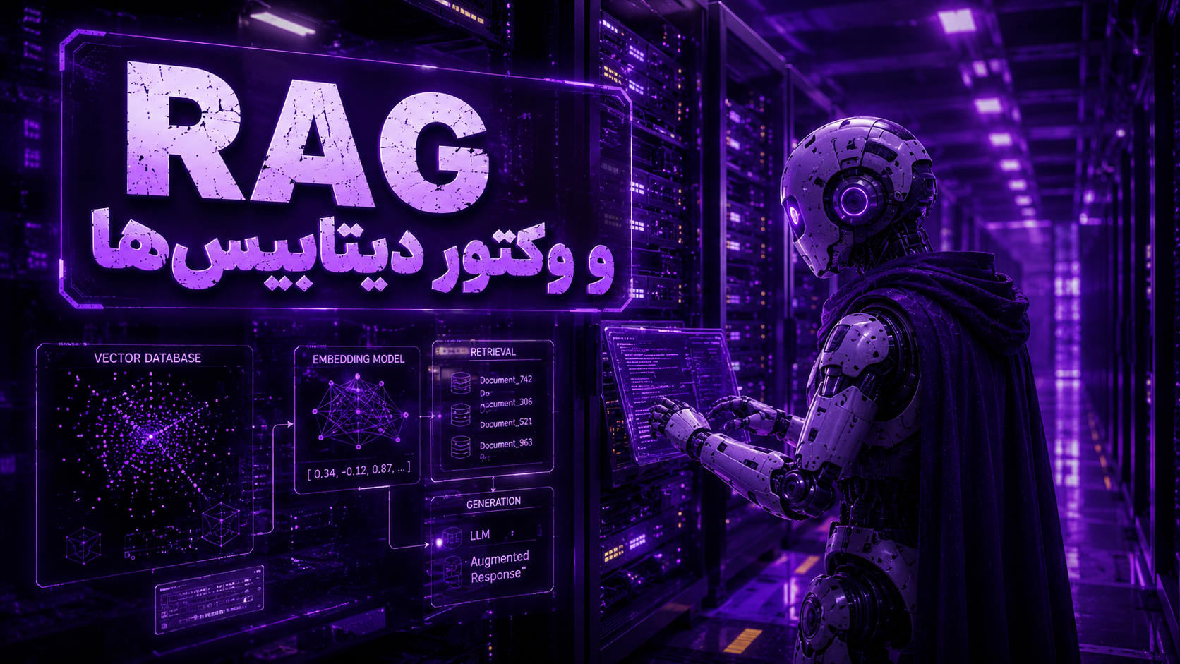 RAG و Vector Database در هوش مصنوعی و ساخت چت‌بات اختصاصی